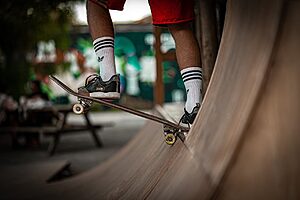 What are skateboard deck rails for