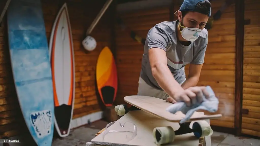 how to clean skateboard 