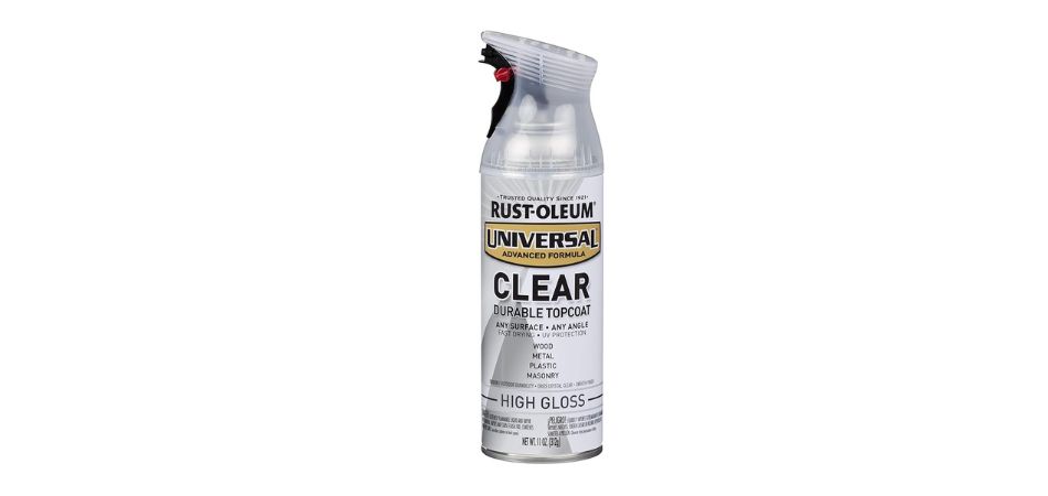 Rust-Oleum 302110 Universal All Surface Clear Topcoat Spray
