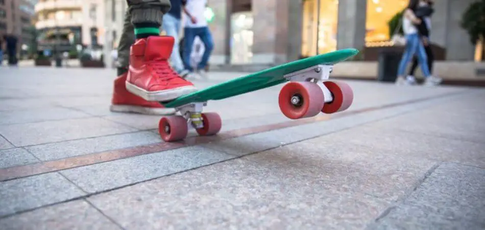 Penny Board Wheels on a Skateboard